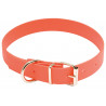 COLLIER 50 CM POUR CHIEN BIOTHANE ORANGE FLUO - COUNTRY