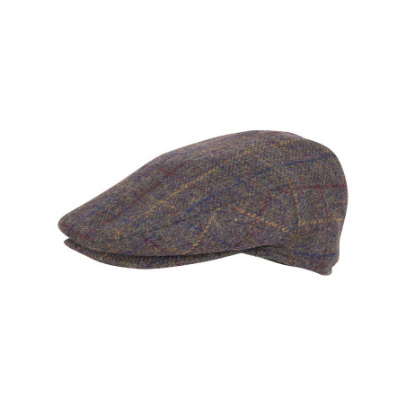 CASQUETTE JACK PYKE PLATE TWEED GRISE T61
