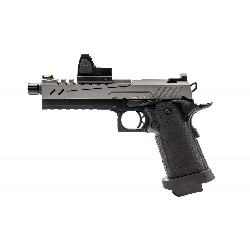 RÉPLIQUE GBB GAZ HI-CAPA 5.1 SPLIT GRIS / NOIR 1,0J + POINT ROUGE BDS