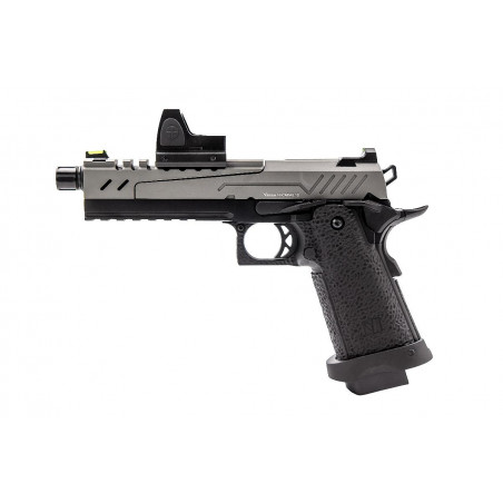 RÉPLIQUE GBB GAZ HI-CAPA 5.1 SPLIT GRIS / NOIR 1,0J + POINT ROUGE BDS