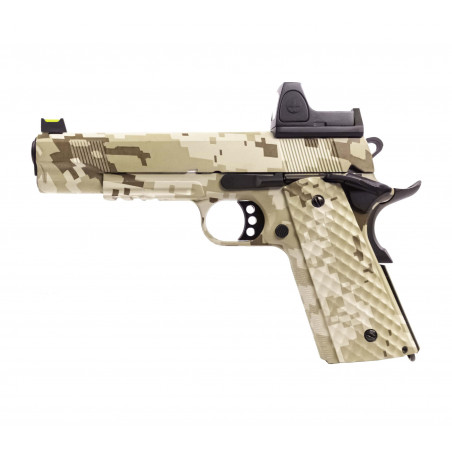 RÉPLIQUE GBB 1911 MEU RAVEN GAZ DIGITAL DESSERT 1,0J + POINT ROUGE BDS