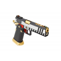 RÉPLIQUE GBB HX2031 SEMI / FULL AUTO NOIR & CHROME GAZ 1.0J