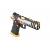 RÉPLIQUE GBB HX2031 SEMI / FULL AUTO NOIR & CHROME GAZ 1.0J