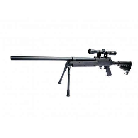 RÉPLIQUE URBAN SNIPER 1,8J + BIPIED + LUNETTE 4X32