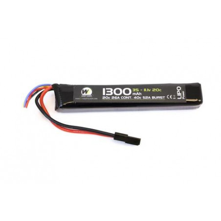 BATTERIE LIPO 11,1 V / 1300 MAH 20C 1 STICK