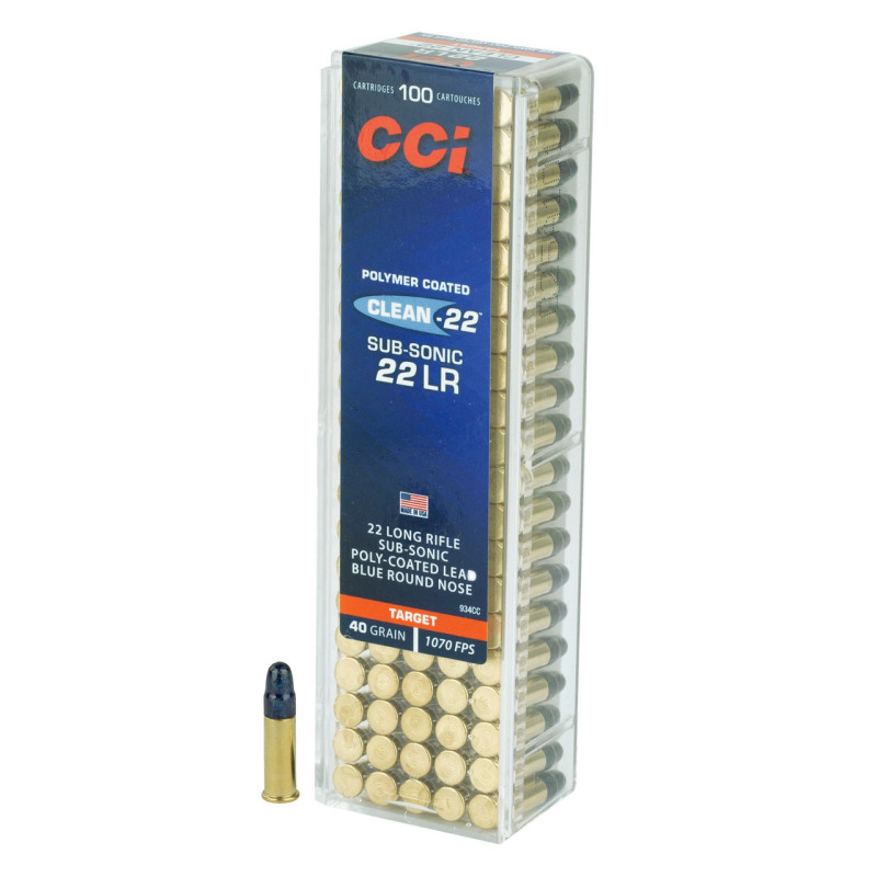 CCI C/22LR Subsonic HP 40