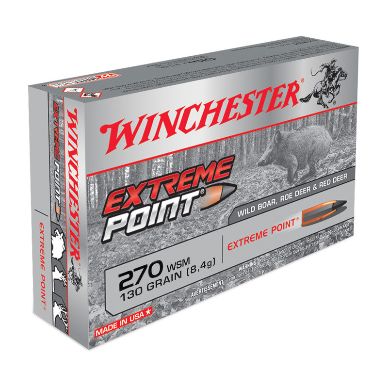 BALLES 270WSM EXTREME POINT 130GR X20
