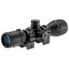 Lunette de tir Mildot illuminée 3-9 x 32 mm - Rouge/verte