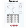 MONTAGE KONUS POUR RAIL WEAVER/PICATINNY DIAM 30 MM HAUT